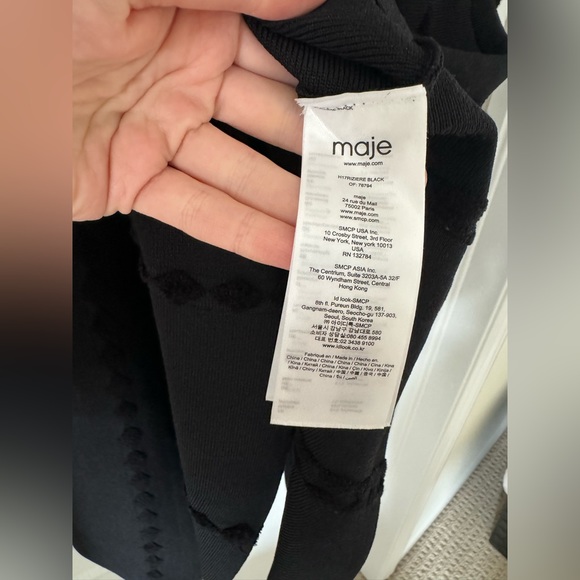 Maje black dress - Picture 5 of 7